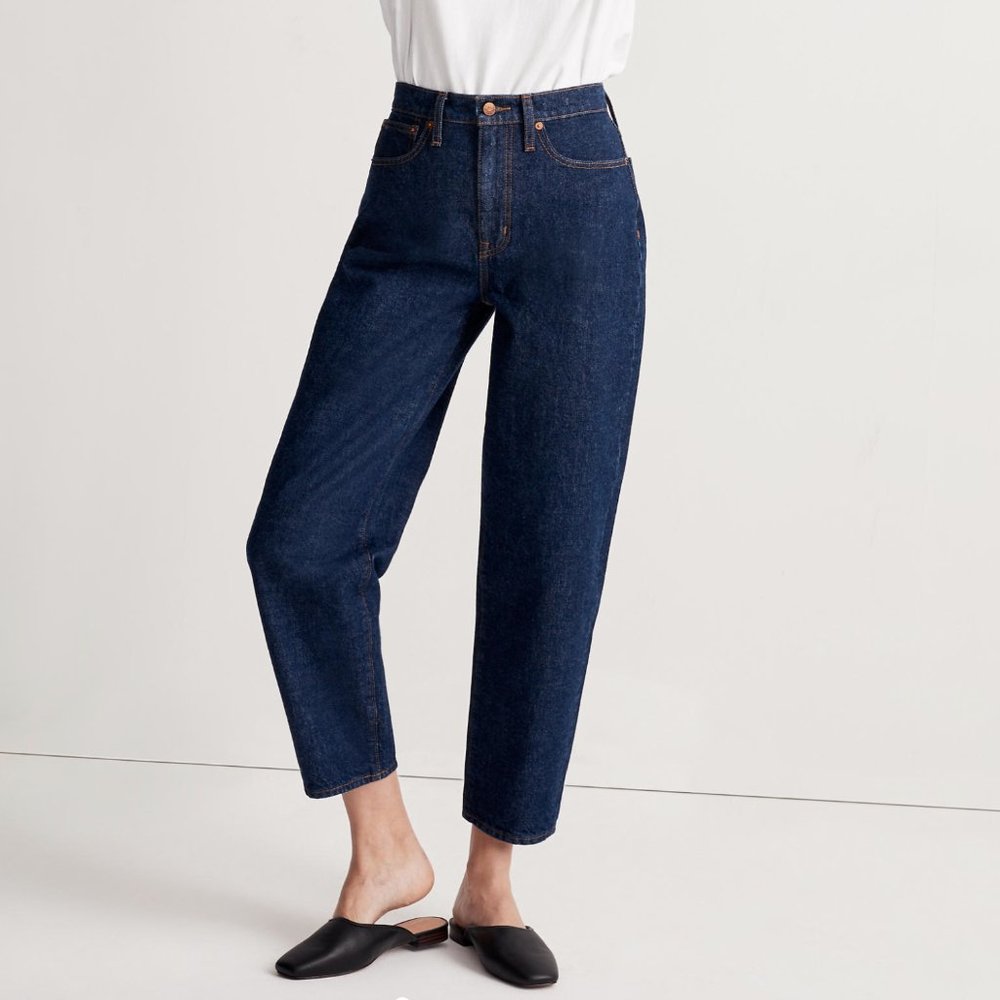 Madewell NWT Balloon Jeans in Mapleside Wash 23